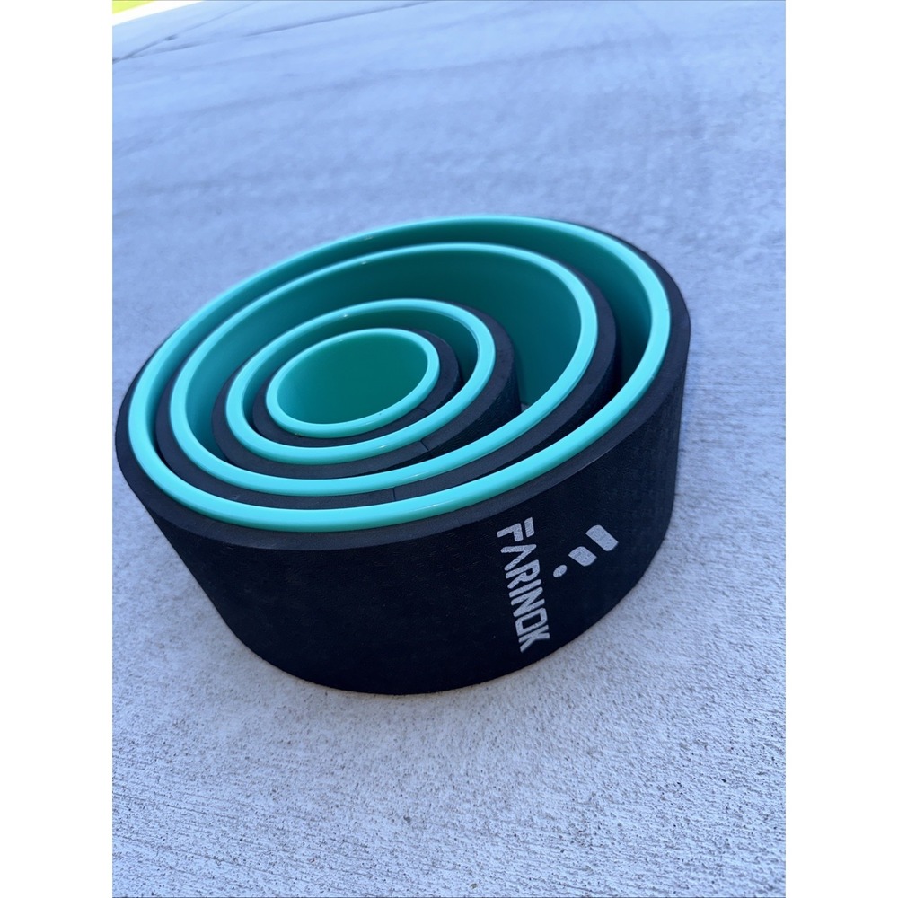 Yoga Wheel‎ Set of 4 Thick Back Wheels for Pain Relief & Stretch
